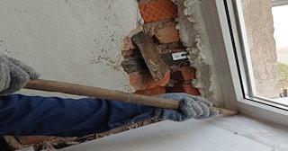 Демонтаж оконных откосов по выгодной цене от 529 руб. в Кинешме - Сварной-Кнш